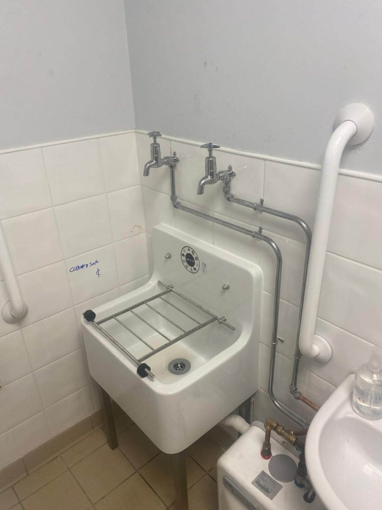 New washroom and taps