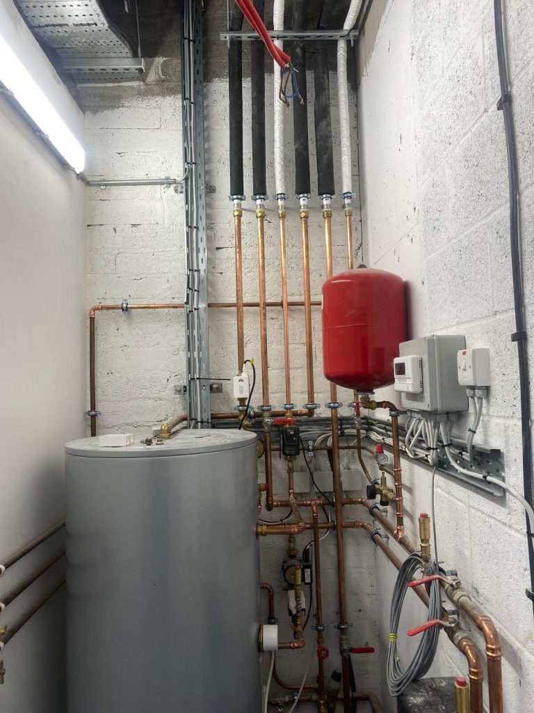 Pipes and plumbing installation