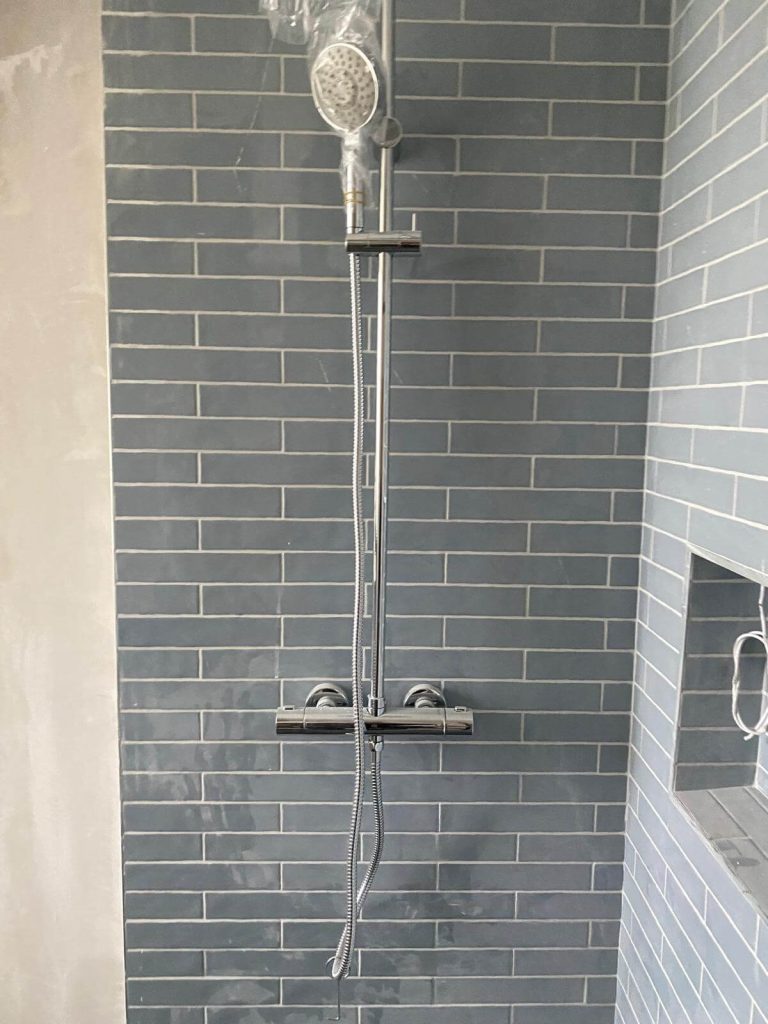 New shower